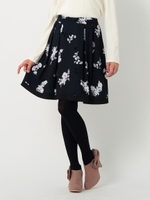 スウィートマリーフラワーボーテスカート＜LODI flower collection＞/シロ