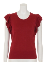 フリル袖PO/ワイン