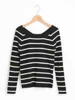 ワイドリブ2WAYニットプルーバー/レッド