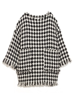 ワッフルプルオーバー/BLK