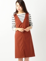 前スリットウールジャンスカ/クロ