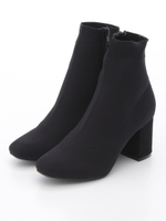 【EVOL】ILIMA スクエアトゥショートブーツ IJ7554/ブラックブラック