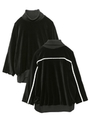 HIGH NECK VELOUR TOP/ブラック