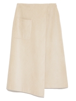 コーデュロイラップ風スカート/BRD