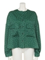 [BED&BREAKFAST]ORIGINAL DOT Blouse/GREEN
