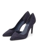 【Mathilda】サイドオープンポインテッドパンプス/ワインスエード