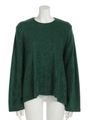 [GREED]WOOL ALPACA Flared Top/GREEN