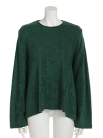 [GREED]WOOL ALPACA Flared Top/GREEN