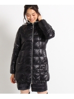 【4WAY】袖取外し可能ロングダウンブルゾン/ブラック(019)