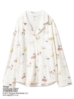 【PEANUTS】ベッドルームシャツ/OWHT