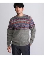 ジャミーソンズ別注フェアアイルニット/グレー(413)