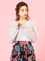 フェザーヤーン4wayニット/ブラック