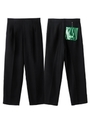 PVC POCKET TROUSER/ブラック