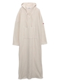 WAFFLE HOODED DRESS/ホワイト
