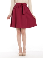 サッシュベルトギャザーSK/ピンク