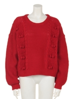 チェリーニット/RED