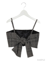 リバーシブルビスチェ/ブラック