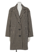 千鳥コート/ホワイト