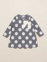 ドットJQワンピース/杢グレー