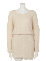 ドルマンミニマムワンピ/ホワイト