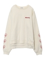 HEART SLEEVE BIG SWEAT/アッシュ