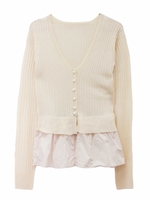 ヘムフリルリブカーデ/offwhite