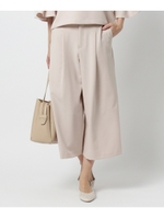 ワイドシルエットミディパンツ/ベビーピンク(071)