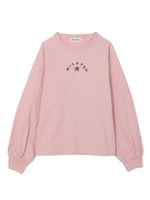 RAGLAN SLEEVE TOP STAR/ブラック