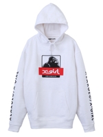 XLXG BOX LOGO SWEAT HOODIE/ホワイト