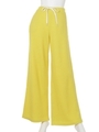 [BED&BREAKFAST]SUPER140 WAFFLE Pants/YELLOW