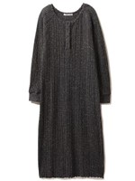 【Joel Robuchon & gelato pique】ネップジャガードドレス/BLK