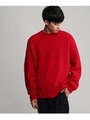 ビックシルエットプルオーバーニット/レッド(063)