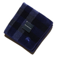 2014/15AW 新作 新品 バーバリー チェックハンカチ 34156 青 メンズ 上品な一品