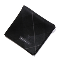 2014AW 新作 新品 バーバリー ロゴ入り チェック柄 ハンカチ 33940 グリーン系 メンズ レディース 贈り物に