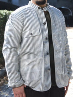 BAND COLLAR COVERALL