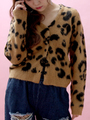 WC/レオパード柄カーディガン