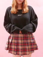 WC/ロゴ刺繍ニット