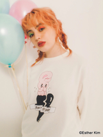 WC|【Esther Kimコラボ】ハートプリントスウェット