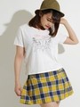 WEGO/ガールプリントリンガーTシャツ