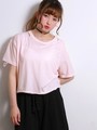 WEGO/クロップドダメージTシャツ