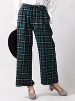 WEGO/チェックルーズパジャマパンツ