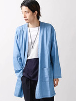 WEGO/デニムガウンコート