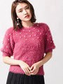 WEGO/パールシャギーニット
