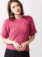 WEGO/パールシャギーニット