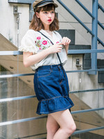 WEGO/フリルミニスカート