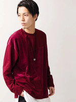 WEGO/ベロア切替プルオーバー