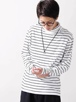 WEGO/ロールネックカットソー