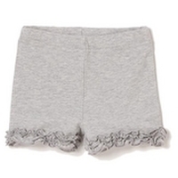 【33%OFF】裾フリルつきショート丈レギンス