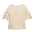 【50%OFF】【LIEN】ドルマンスリーブスリット入りブラウス