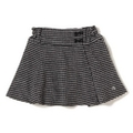 【60%OFF】【キッズサイズ向け】千鳥格子柄ラップ風スカパン